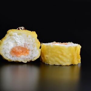 Нежный с лососем темпура