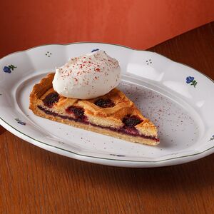 Ягодный тарт со сливочным кремом