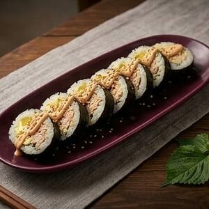 Кимпаб с тунцом и кимчи
