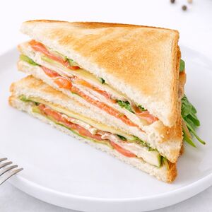 Сэндвич с лососем