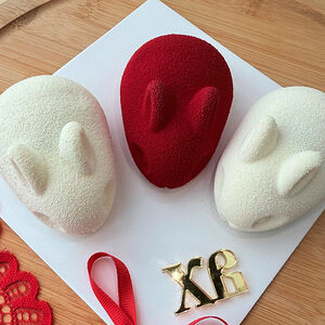 Пирожное Кролики к Пасхе