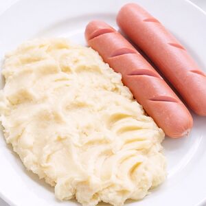 Сосиски с гарниром