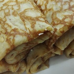 Блин с ветчиной и сыром