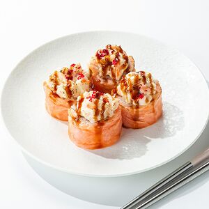 Росадо 2.0 с лососем и креветками (1/2 порции)