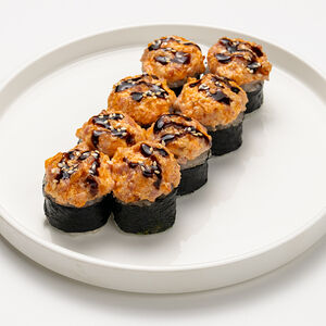 Запеченный ролл с беконом