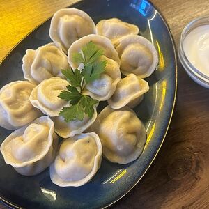 Пельмени ручной лепки, 3 вида мяса