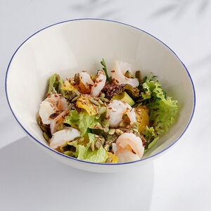 Салат с креветками