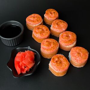 Запеченная Филадельфия с лососем Премиум