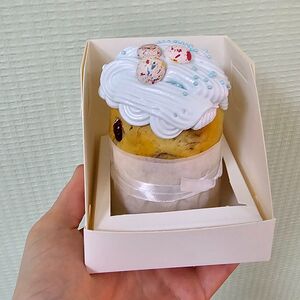 Творожный кулич с клюквой 