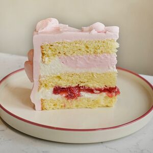 Лёгкий ванильный с клубникой 