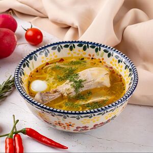 Куриный суп с лапшой 