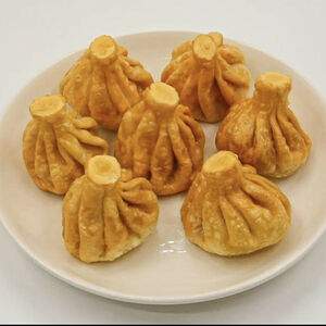 Жареные мини хинкали из говядины