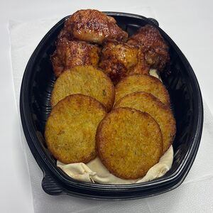 Курочка с драниками