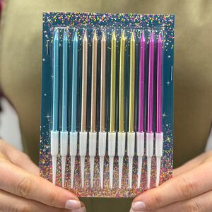 Свечки праздничные разноцветные 