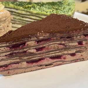 Блинный торт Вишня-шоколад