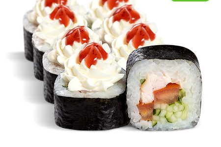 Ролл С курицей и брусникой