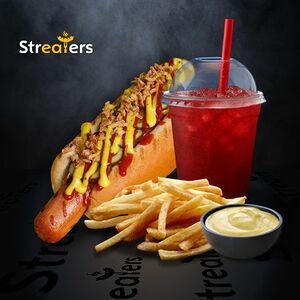 Комбо датский с говяжьей колбаской