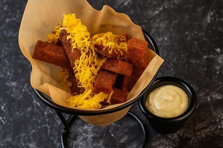 Гренки с чесноком