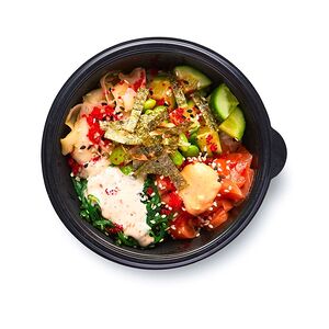 Поке с лососем