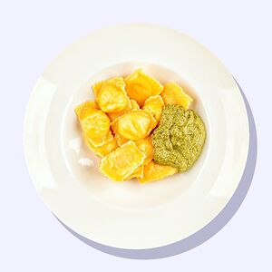 Равиоли со шпинатом и сыром