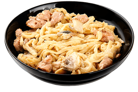 Вок удон курица грибы