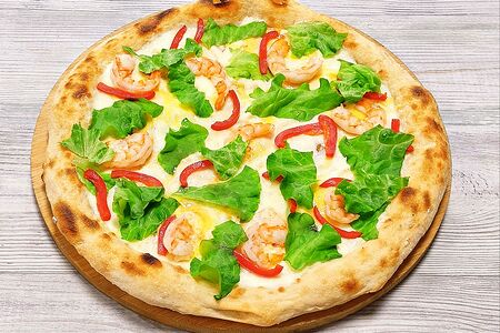 Пицца Креветка Альфредо 