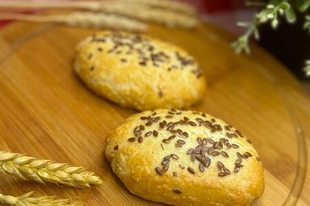 Бездрожжевой пирожок с грибным жюльеном