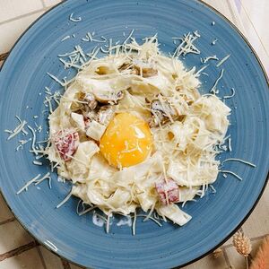 Паста Фетучини Карбонара