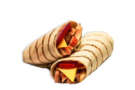 Хот Чикен-ролл горячий ролл с  кусочками курицы и сыром чеддер (не шаурма)