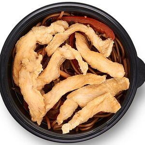 Лапша соба с курицей 