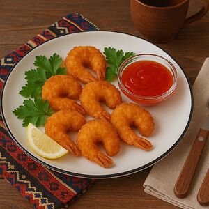 Креветки в панировке