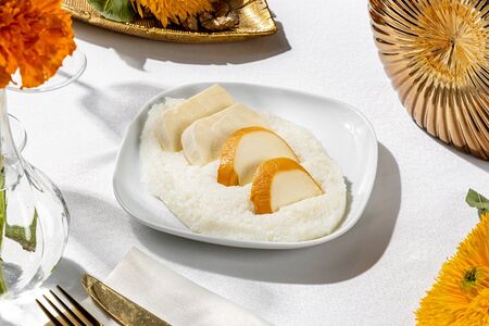 Мамалыга с сыром домашним или копченым