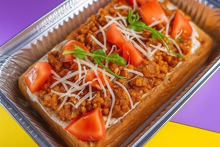 Вафля мясной соус