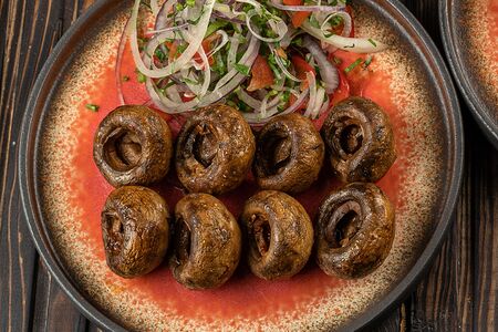 Шашлык из шампиньонов