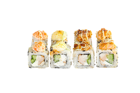 Запеченный с креветкой