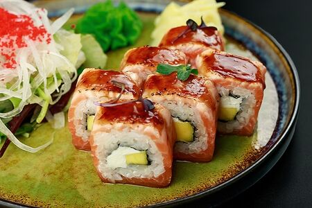 Лосось/манго/карамель 6шт