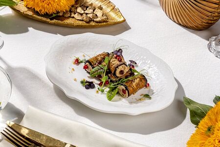 Баклажан с орехами