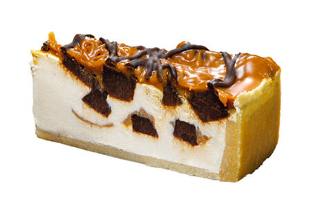 Чизкейк Брауни-карамель