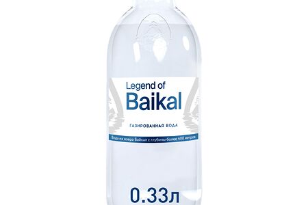 Вода Legend of Baikal с газом
