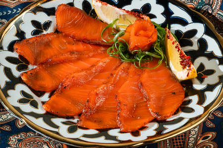 Кижуч слабосоленая красная рыба