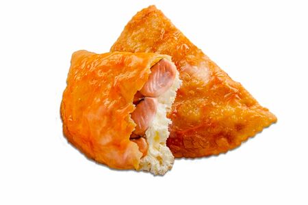 Чебурек с красной рыбой и творожным сыром XL