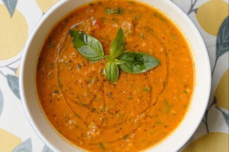 Греческий суп с томлёным ягнёнком