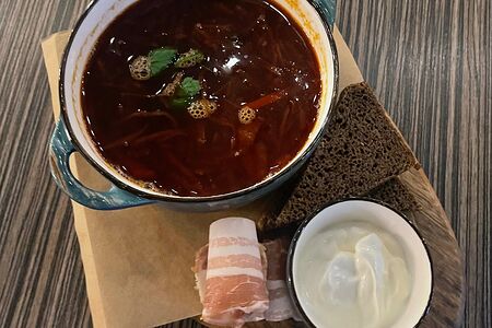 Борщ с говядиной