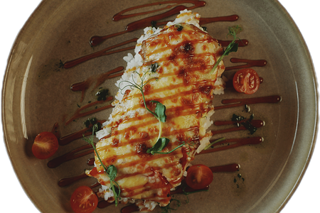 Нежное филе цыпленка на рисовой подушке