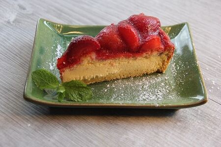 Чизкейк клубничный