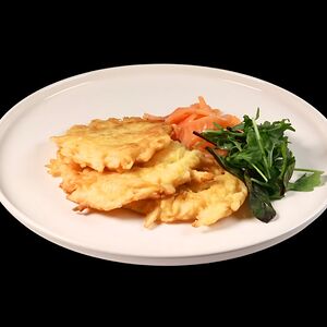 Драники со слабосоленым лососем