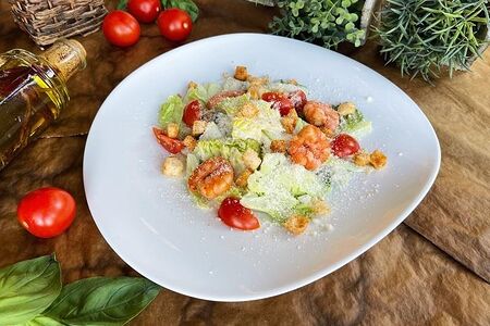 Цезарь с креветками