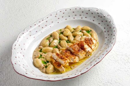 Ньокки с куриной грудкой