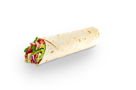 Ролл Сабвэй Клаб с тремя видами мяса - ветчина, индейка и ростбиф из говядины (не шаурма)