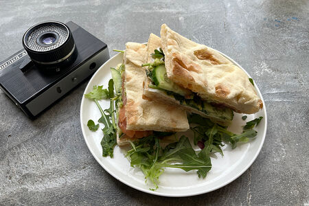 Римский сэндвич с форелью